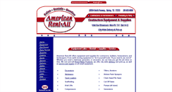 Desktop Screenshot of americanrent-all.com